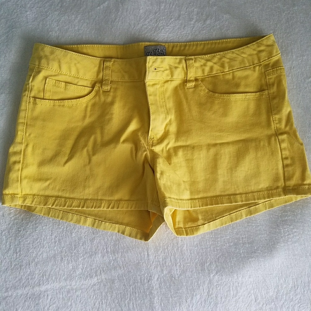 Yellow shorts
